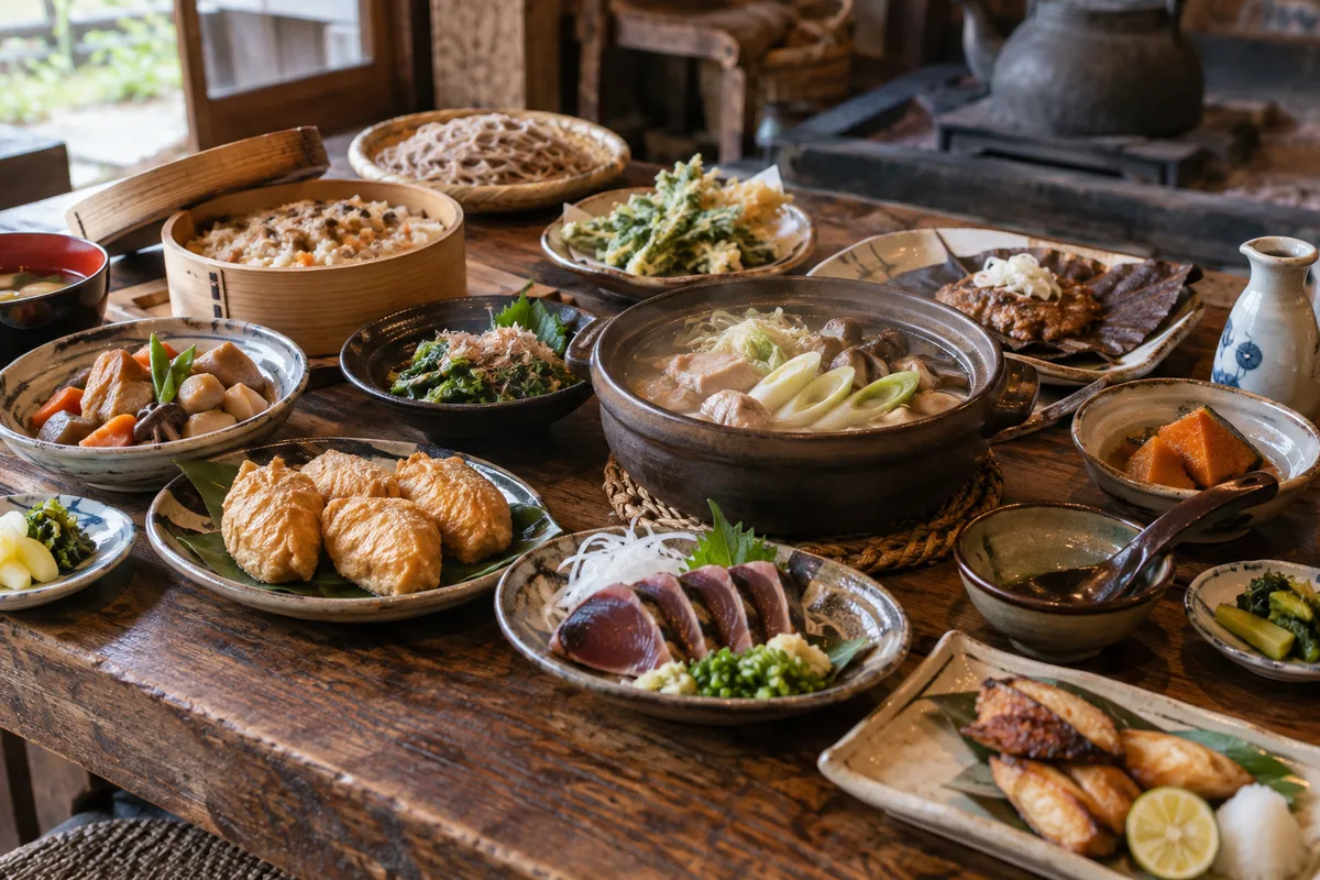 郷土料理とは?ご当地グルメとの違い・特徴・代表例をわかりやすく解説のカバー画像