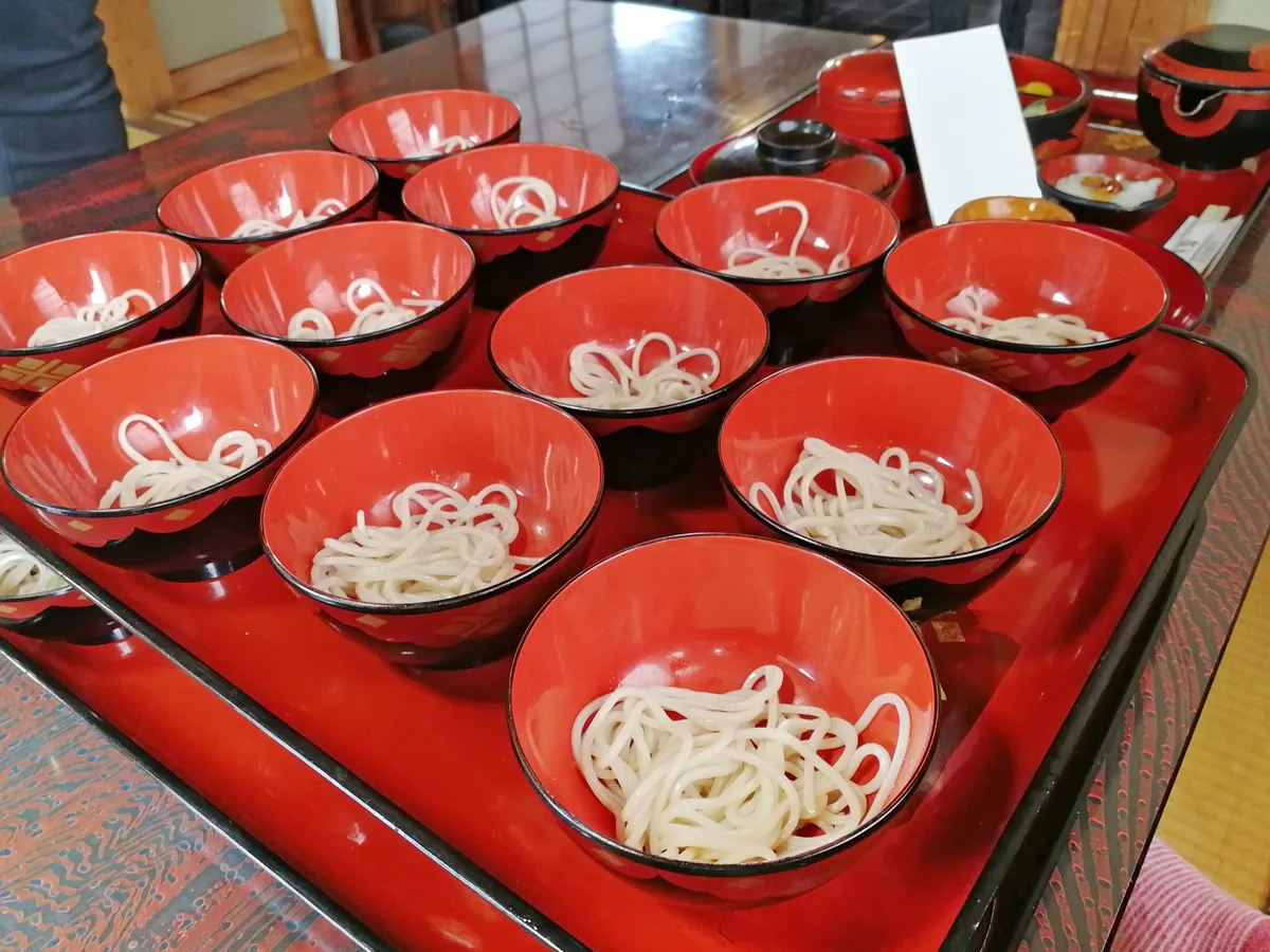 わんこそばの料理写真