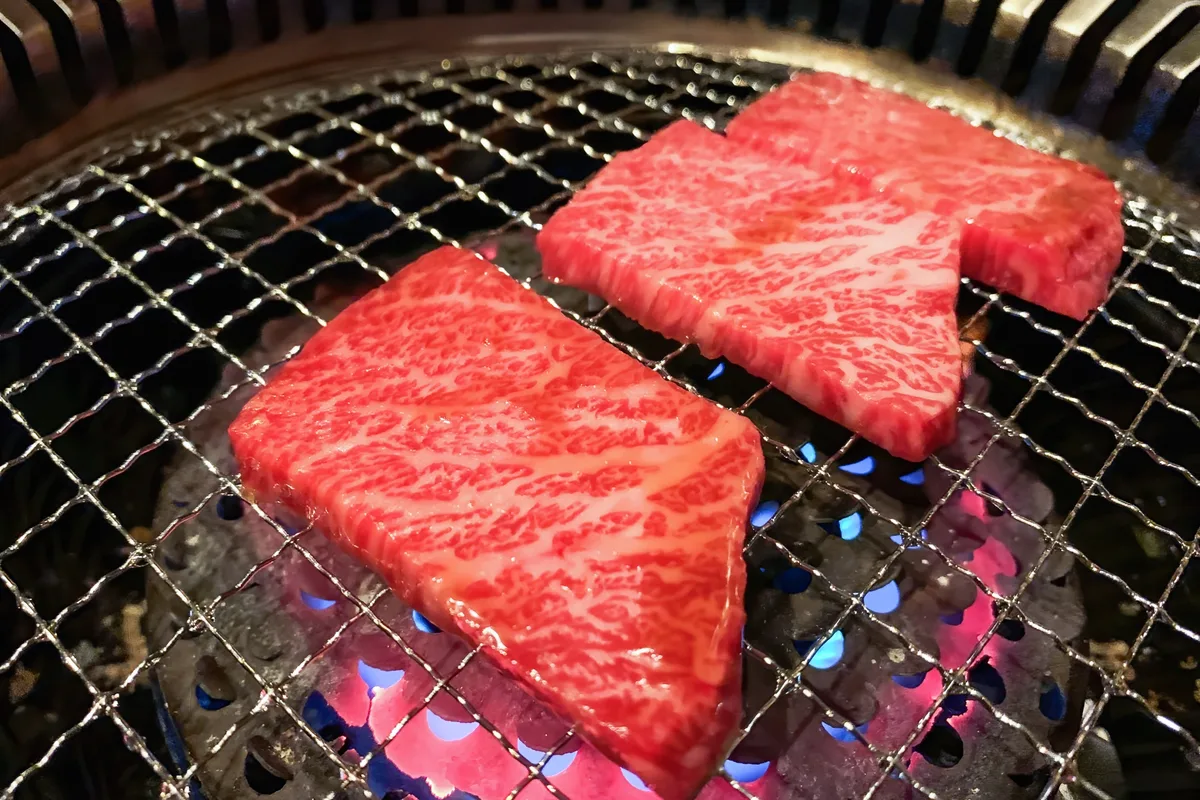 飛騨牛の焼肉の料理写真
