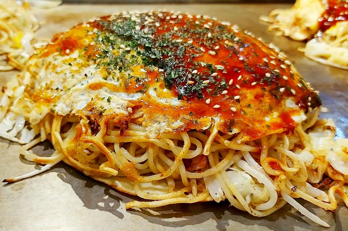 お好み焼きの料理写真