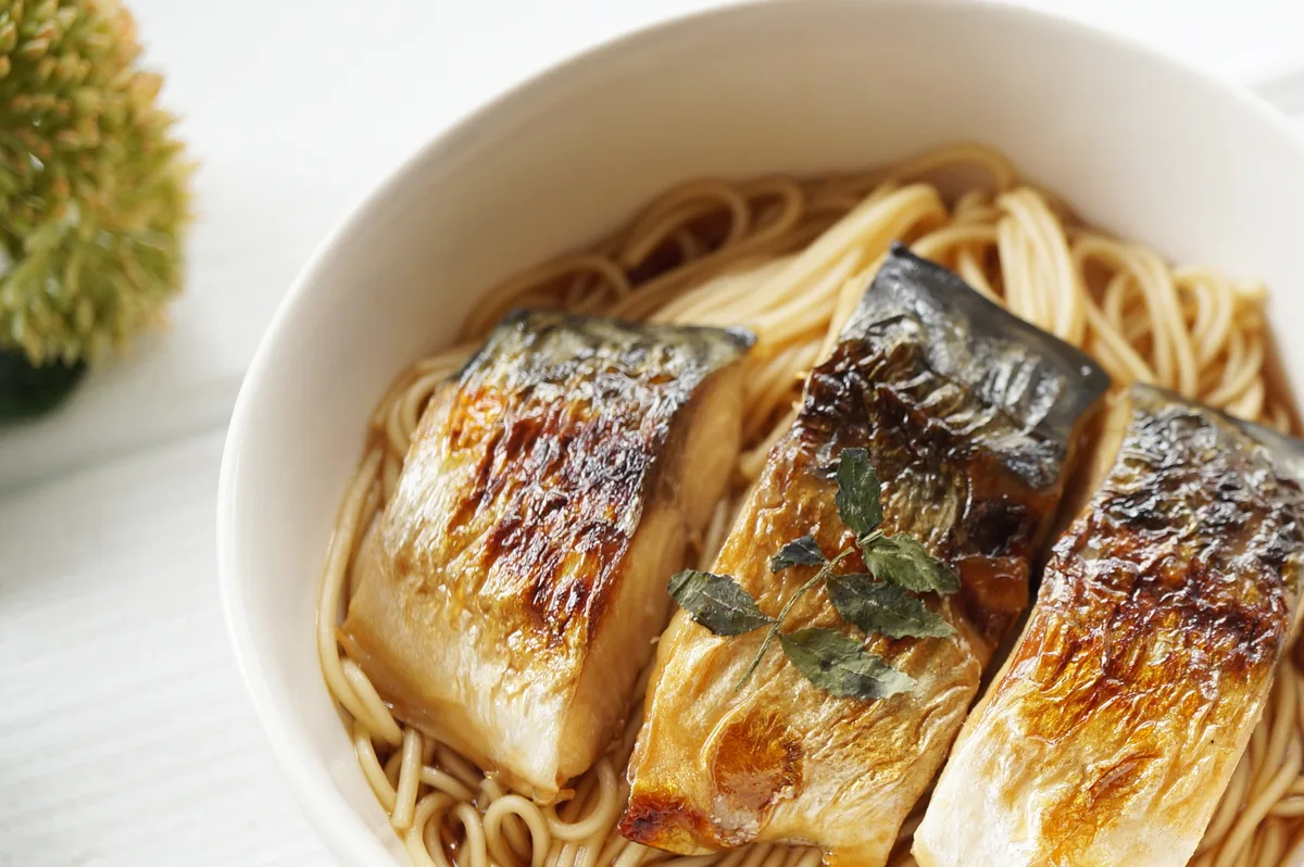 鯖そうめんの料理写真