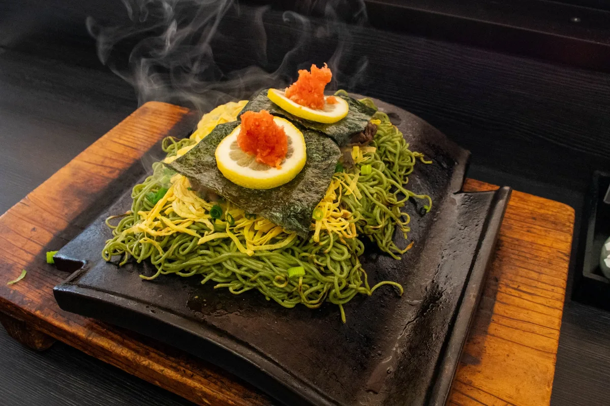 瓦そばの料理写真