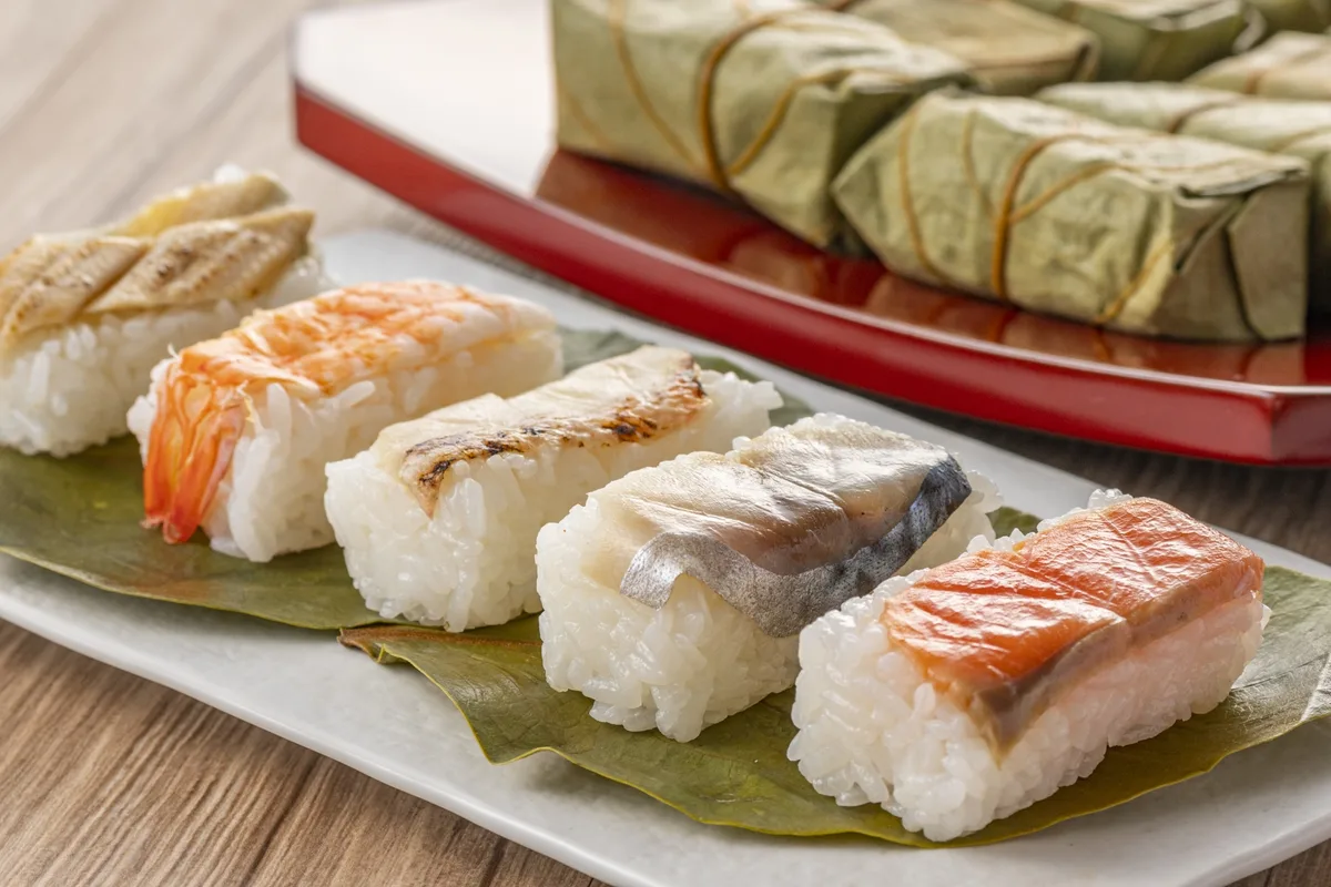 柿の葉寿司の料理写真