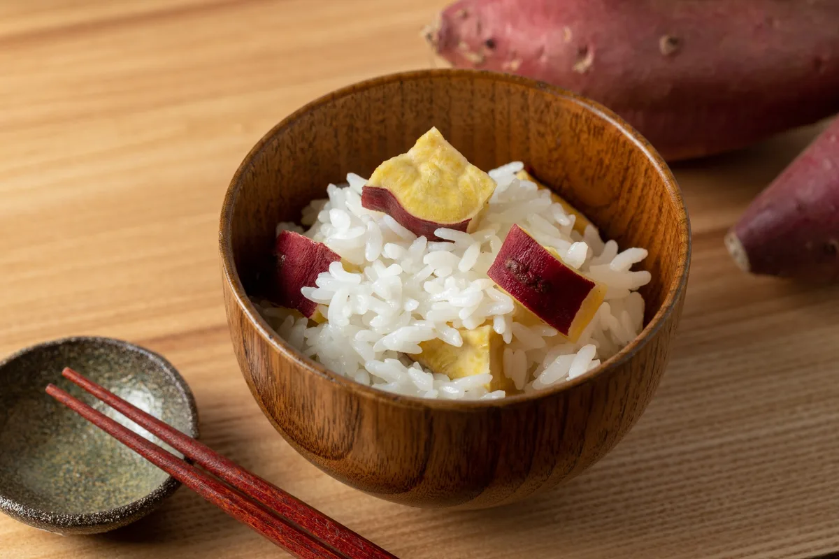 からいもごはん(唐芋ご飯)の料理写真